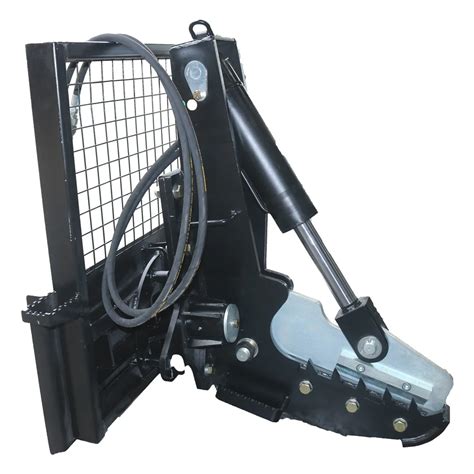 skid steer hydraulic shear|skid steer mounted tree shear.